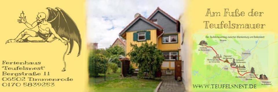 Ferienhaus Teufelsnest Timmenrode Ngoại thất bức ảnh